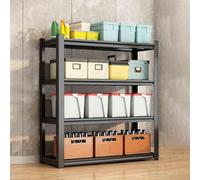 Heavy Duty Adjustable Metal Storage Shelves - 4-Tier Garage Shelving Units 46-78 Inch High for Home Kitchen & Garage L90xW50cm (35.4"x19.7") - Versatile Storage Solution