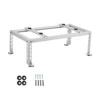 Heavy Duty Adjustable Mini Split Air Conditioner Stand Rustproof Metal Bracket Elevates 12" for 9000 36000 BTU Units Durable Support (31x16x12in)