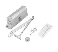 Heavy Duty Adjustable Overhead Door Closer Automatic Fire Rated 45kg to 75kg Door Opener for Commercial Industrial Buildings Left Right Hand Doors