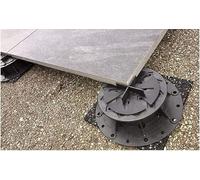 Heavy Duty Adjustable Pedestal Ceramic Stone Concrete Tiles -Outdoor Tiles-Basic for Patio 133mm-225mm (10 Pack)