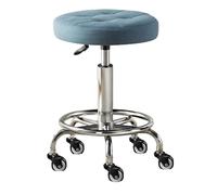 Heavy Duty Adjustable Rolling Salon Stool Chair - 360° Swivel Drafting Chair for Barber Shop, Nail Salon, Office Use - Ergonomic & Durable Design