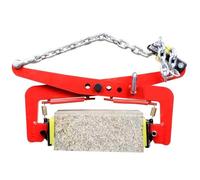 Heavy Duty Adjustable Scissor Lifter Clamp for Secure Handling and Transporting of Concrete Blocks, Enhanced Chain Link Design for Durability