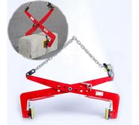 Heavy Duty Adjustable Scissor Lifter Clamp for Secure Handling and Transporting of Concrete Blocks, Paving Slabs, and Granite