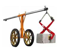 Heavy Duty Adjustable Stone Lifting Clamps for Secure Handling and Transporting of Concrete Blocks