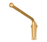 Heavy Duty Adjustable Swing Arm Curtain Rod - Iron Drapery Rail with Finials for Kitchen Bathroom and Front Door - 70cm (27.6in) Versatile Installation Design