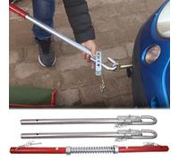 Heavy Duty Adjustable Tow Bar for Vehicles - Universal Towing Hitch with Shock Spring for Cars, Trucks, SUVs, and Trailers