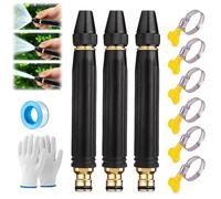 Heavy Duty Adjustable Twist Hose Nozzle Jet Sweeper Nozzle, Powerful High-Pressure Home Car Wash & Garden Sprayer, Heavy-Duty High-Pressure Hose Nozzle, for Car, Garden Cleaning(3Pcs)