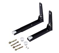 Heavy Duty Adjustable Wall Mount Microwave Rack Stainless Steel Space Saving Kitchen Adjustable Width Microwave Shelf