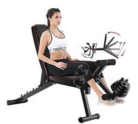 Heavy Duty Adjustable Weight Bench, Multi-purpose Workout Bench Adjustable Dumbbell Seat with Leg Extension and Curl, 5 Back Positions, Max Capacity 440LBS