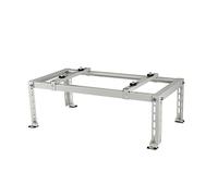 Heavy-Duty Air Conditioner Bracket, Universal Galvanized Steel Base for Split System/Heat Pump, Compatible with Central AC Installation, Durable and Weather-Resistant