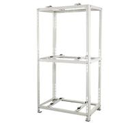 Heavy Duty Air Conditioner Support Bracket - Double Stack Shock Absorption Stand for Mini Split Units Universal AC Bracket & Heat Pump Base Ground Support Solution