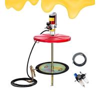 Heavy Duty Air Grease Gun with Extended Hose, High Pressure Pneumatic Pump for Efficient Lubrication in Workshops & Construction