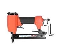 Heavy Duty Air Nail Gun Pneumatic Stapler Alloy Steel One Click Switch Nailer Tool for Furniture Decorating and Leather Upholstery 1022J Model with 100 Nail Capacity