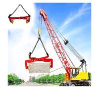 Heavy-Duty Alloy Steel Lifting Clamp with Adjustable Chain for Stone, Granite & Marble Transport - High Load-Bearing Plate Vertical Clamp (3.9-14.2 inches)