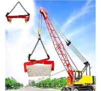 Heavy-Duty Alloy Steel Stone Lifting Clamp with Adjustable Chain - High Load-Bearing Vertical Plate Clamp for Construction and Industrial Use