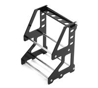 Heavy Duty Alloy Tire Storage Rack for 1/10 1/18 Scale Remote Control Cars Drift Vehicles with Vibrations Dampening Metal Acrylic Remote Control Repair Parts Tire Organizer