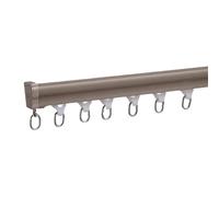 Heavy-Duty Aluminium Alloy Curtain Track Set with Thickened Rod & Smooth Slider Ceiling Mount for Maximum Privacy in Living Room Bedroom & Bathroom Decor