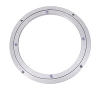 Heavy Duty Aluminium Alloy Rotating Bearing Plate Turntable Round Dining Table Smooth Easy Setup for Cake Decorations TV Monitor Stand Catering Services Silver 4 6 8 10 Inch (10 inches*H8.5MM)