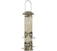 Heavy Duty Aluminium Bird Seed Feeder with 4 Feeding Ports