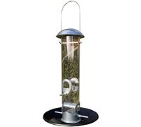 Heavy Duty Aluminium Bird Seed Feeder with Seed Catcher Tray