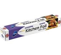 Heavy Duty Aluminium Catering Kitchen Wrapping Baking Tin Foil Non-Stick Foil for Cooking BBQ Roasting Grilling Baking Wrapping Freezing 30cm x 10m (Pack of 1)