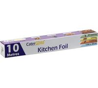 Heavy Duty Aluminium Catering Kitchen Wrapping Baking Tin Foil Non-Stick Foil for Cooking BBQ Roasting Grilling Baking Wrapping Freezing 30cm x 10m (Pack of 1)