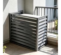 Heavy Duty Aluminum Air Conditioner Fence Screen for Outdoor Units