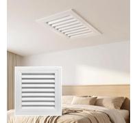 Heavy Duty Aluminum Air Grille With Removable Filter, 45-degree Louvered Vent Cover For Wall/ceiling - Ideal Decorative Hvac Register For Garage, Bathroom, Kitchen, Shed White 22x38in