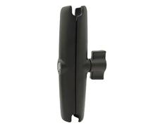 Heavy Duty Aluminum Alloy Double Socket Ram Mount Support Holder Clamp, 1 Inch 25mm Ball Mount Adapter Pole