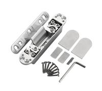 Heavy Duty Aluminum Alloy Invisible Muted Door Hinges Adjustable Butt Hinge 125 Degree Swing Concealed Hinge Enduring Aluminum Alloy Furniture Hinges