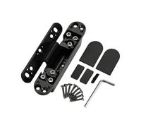 Heavy Duty Aluminum Alloy Invisible Muted Door Hinges Adjustable Butt Hinge 125 Degree Swing Concealed Hinge Enduring Aluminum Alloy Furniture Hinges