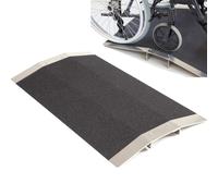 Heavy-Duty Aluminum Alloy Threshold Ramp, 660Lbs Capacity, 8cm High, Perfect for Patio, Shed & Sliding Doors, Easy Access Bridge Ramp for Wheelchairs and Mobility Aids