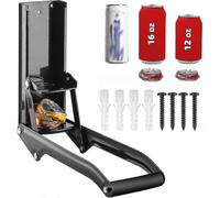 Heavy Duty Aluminum Can Crusher, Wall Mounted Bottle Opener, Beer and Soda Crusher, 100% Brand New
