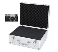 Heavy Duty Aluminum Case, Waterproof Hard Case | Portable Aluminum Protective Case Waterproof Hard Case Aluminum Briefcase Tube Box with Suitcase Lock - Mani Design, A, Consulte la descripción, See