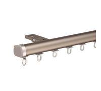 Heavy Duty Aluminum Curtain Track System - Sliding Curtain Rod for Room Dividers, Closets, and Bathrooms - White Ceiling Mount, 4.9'/150 cm - Privacy Solutions