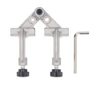 Heavy-Duty Aluminum Double Handle Pipe Clamp 10-180° Adjustable, Quick Released Right Angle Clamp for Woodworking/Welding/Cabinetry