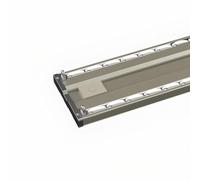 Heavy Duty Aluminum Double Track Curtain Rail System - Easy Install Ceiling Mount - 15.4FT/470CM Champagne Curtain Tracks for Smooth Operation