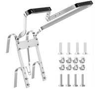 Heavy Duty Aluminum Ladder Standoff - V-Shaped Ladder Stabilizer with Anti-Slip Rubber Bumper, Universal Fit for Most Ladders, Durable & Easy to Use Ladder Accessory