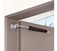 Heavy Duty Aluminum Pneumatic Door Closer - Automatic Fire Door Device with Anti-Collision Buffer, Silent Operation for Home Use