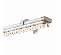 Heavy Duty Aluminum Rail Track with Integrated LED Lights - Sturdy Modern Home & Office Wall Mount Solution (2m/6.6ft) for Enhanced Illumination and Style