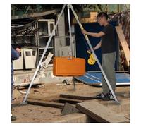 Heavy-Duty Aluminum Rescue Tripod - Fire Safety Tripod System for Confined Spaces - Reliable Lifting Equipment for Rescue Operations and Emergency Response