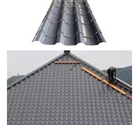 Heavy Duty Aluminum Roofing Shingles, Corrugated Metal Roof Panels for House Villa Gazebo Shed Outdoor Storage