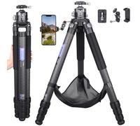 Heavy Duty Aluminum Tripod Ultra Stable 40mm Professional Bowl Tripod with 75mm Bowl Adapter for DSLR Cameras Max Load 88 Lbs/40kg (Aluminium 90C)