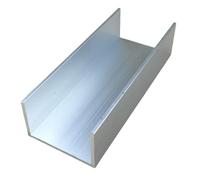 Heavy Duty Aluminum U Channel, Versatile Structural Extrusion for Industrial, Engineering & DIY Projects(40 * 10 * 1 * 38mm)