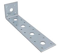 Heavy Duty Angle Bracket Fastening Plate Galvanised Steel 200 x 50 x 50mm 1pc