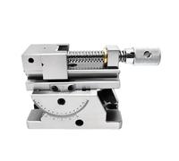 Heavy Duty Angle Drill Press Vise, Industrial Benchtop Tilting Cradle Style Clamp for Milling Shaping and Drilling Machines