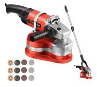 Heavy-Duty Angle Grinder Kit with Dust Shroud and Diamond Wheel for Efficient Grinding and Sanding on Floors, Walls, and Ceilings