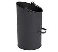Heavy Duty Anthracite Coal Hod, Bucket Coal Scuttle Black High Quality for Fireplace Fire Side (Coal Scuttle with Handle)