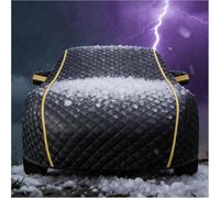 Heavy Duty Anti Hail Car Cover For Hyundai 110, Waterproof Outdoor Car Cover,Thick Padding Anti-Dent Shield, Driver Side Door Zipper & Windproof Straps for Sedan SUV sc568