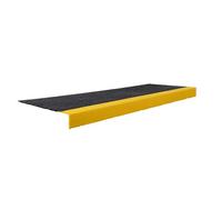 Heavy Duty Anti-Slip Stair Tread Covers | Durable GRP Slip-Resistant Step Protection for Indoor & Outdoor Use | Weatherproof Safety Strips (2 m x 345 mm x 5 mm)